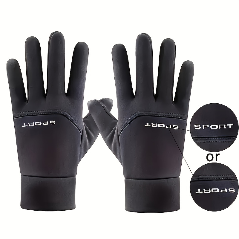 TEMU 1 Gloves, Finger, Windproof & , & Riding Gloves, Cold & , Polyester Knit , , -40°c Temperature Range