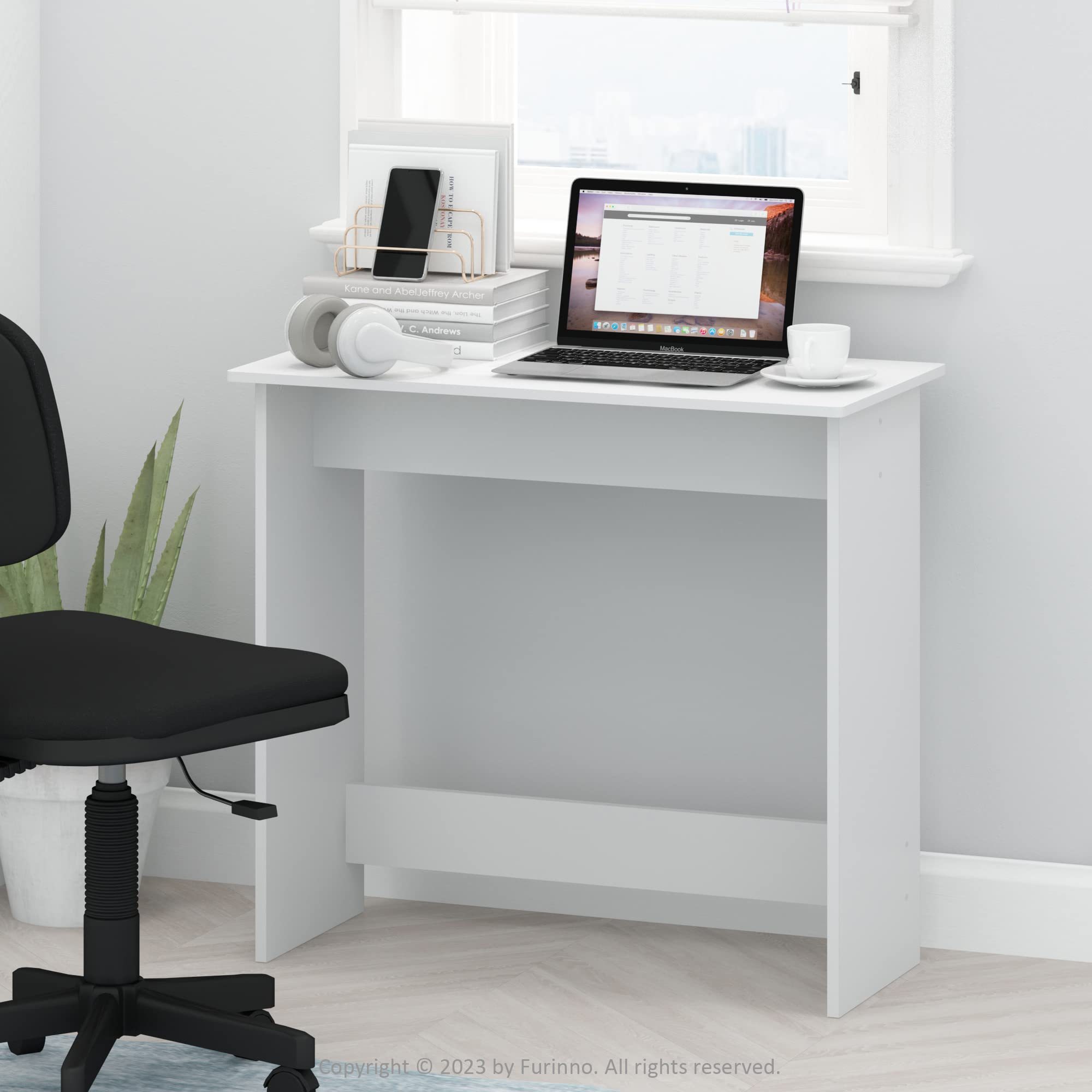 

Study Table For Home Office, Small Desk, Modern , Easy , Wooden Desk For Bedroom Or