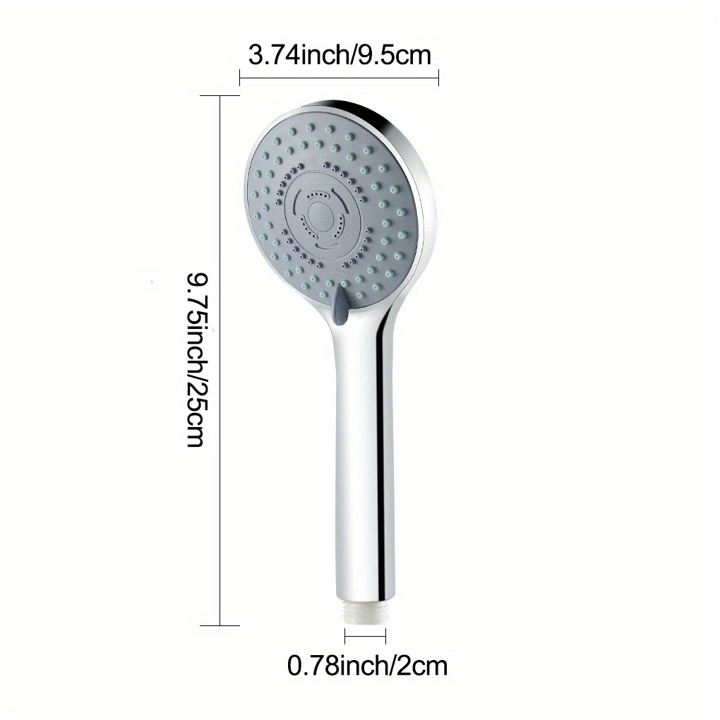 High-Pressure Handheld Spa Shower with 5 Modes