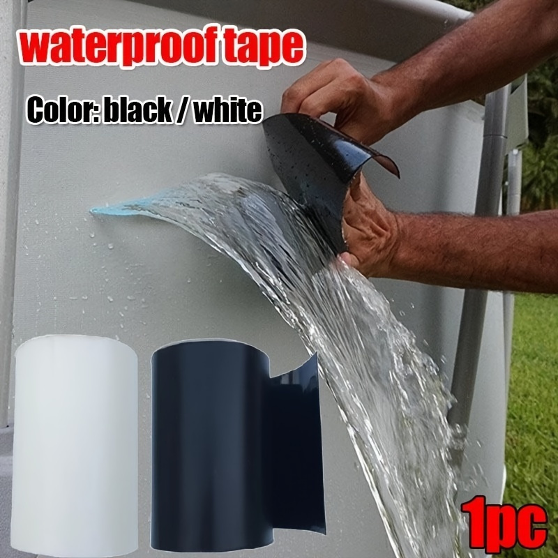 

1 Roll Of Super Waterproof Tape: Stops Leaks, Seals Repairs And Insulates Pvc Pipes