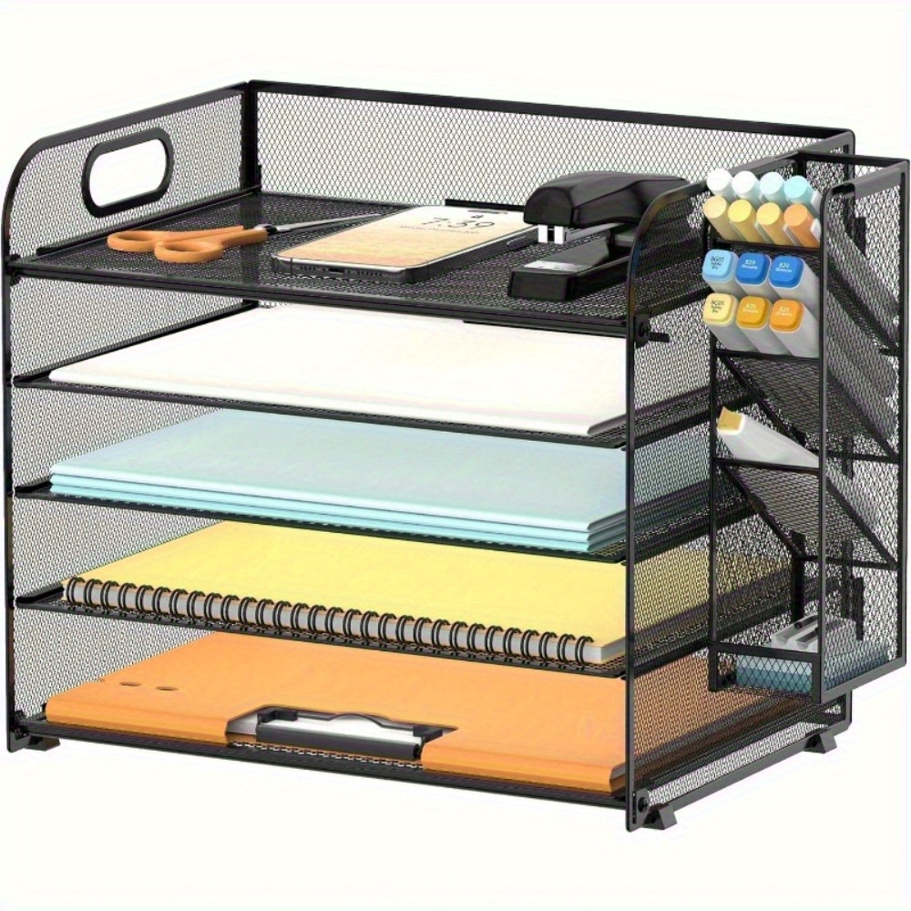 [Portable Pen Holder, DALTACK] 5-Layer Portable Elongated Pen Holder - DALTACK Office and Study Essential - Keep Desktop Tidy