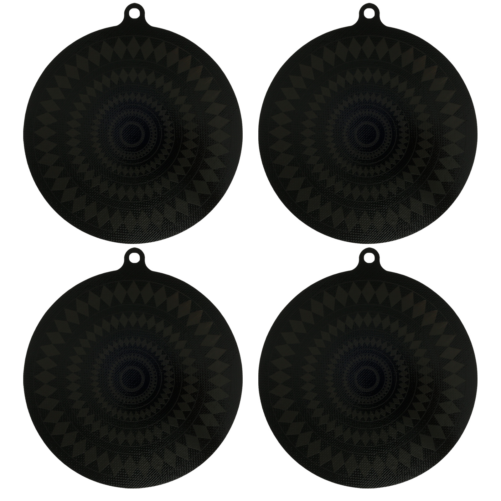 4pcs Silicone Induction Cooktop Protectors - Thermochromic, High Temp Resistant Mats For Safe Cooking & Easy