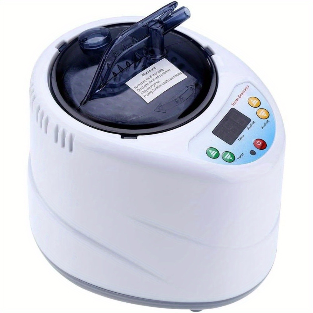 

2l Sauna Steamer Portable Sauna Home Spa Fumigation Machine Stainless Steel Therapy Steamer Pot With Remote Control For Body Relaxation