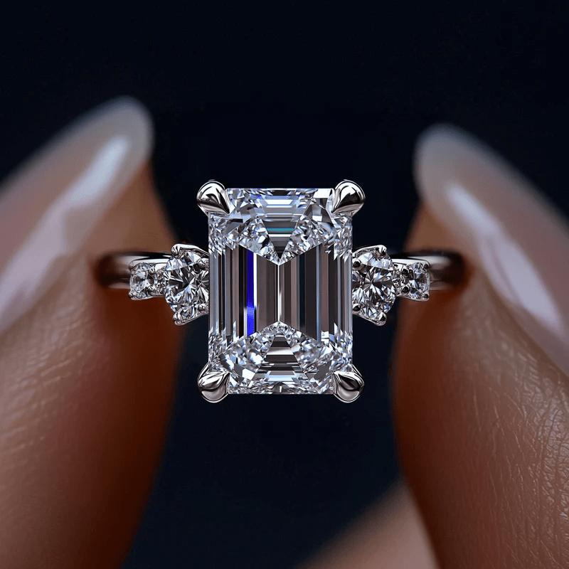 

Luxury With Cubic Zirconia Promise Engagement Ring Ring Very Suitable For Wedding And Wedding Ring Elegant Classic Suitable For Anniversary Birthday Gift For Her