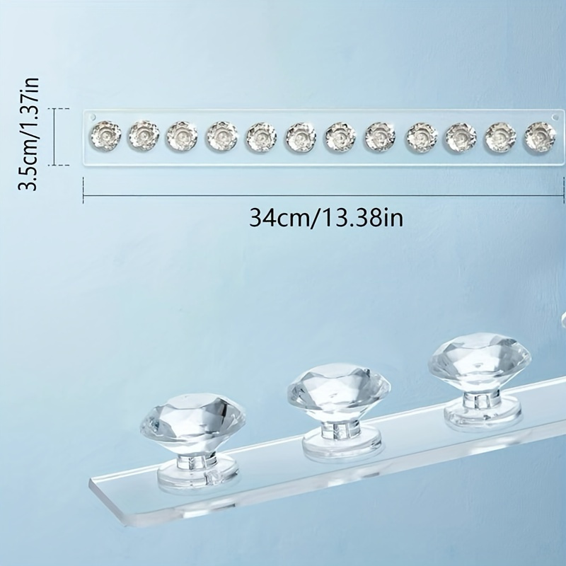 Organizer Da Parete Per Gioielli In Acrilico Trasparente – Espositore Per Orecchini, Collane, Anelli 43x30cm