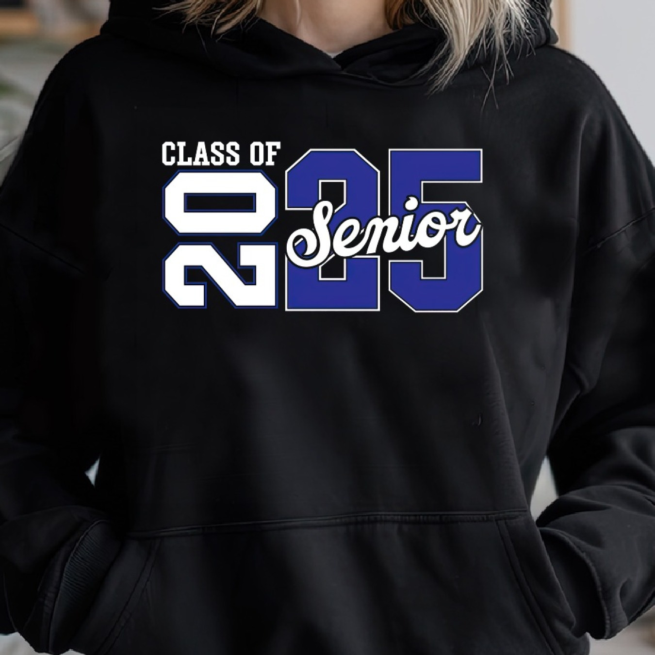 

Senior 2025 Back To School 2025 Graduation 25 Pullover Hoodie Cozy Pullover Hoodie, Casual Long Sleeve Hoodie For Sprots