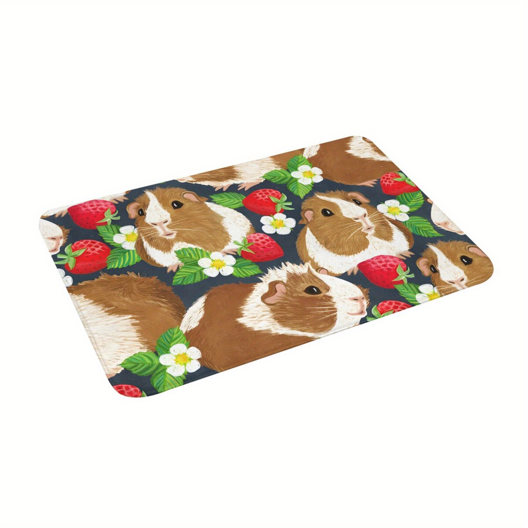 

Guinea Pig & Doormat - For Kitchen, , Or Entryway - Washable Rug