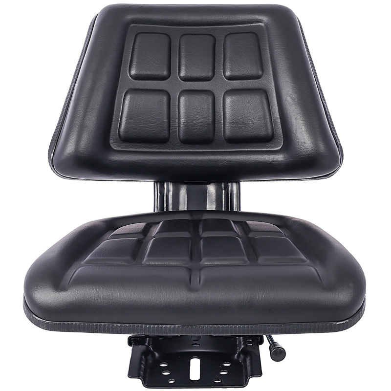 

Seat With Backrest - Ergonomic Farming Vehicle Accessory With Easy Sliding Track Installation