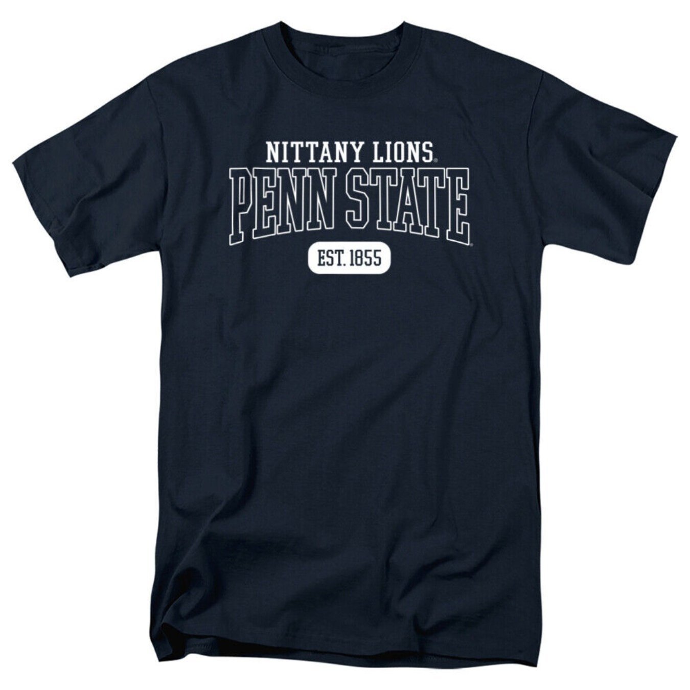 

Men's Casual Sports T-shirt, Printed Penn State. Fashion Printed 100% Cotton T-shirt, Comfortable And Versatile In Summer