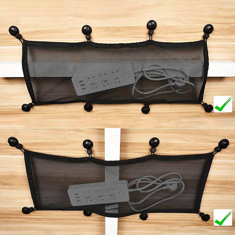 

Under-desk Cable Management Net - Mesh Wire Organizer Tray For Home Office Desk Clutter Reduction