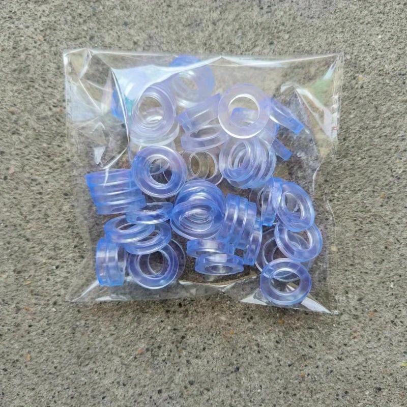 

50 Pcs Transparent Silicone Gasket Rings For 1/2 Inch Pipes: Cold And Hot Resistant, Leak-proof, And Explosion-resistant