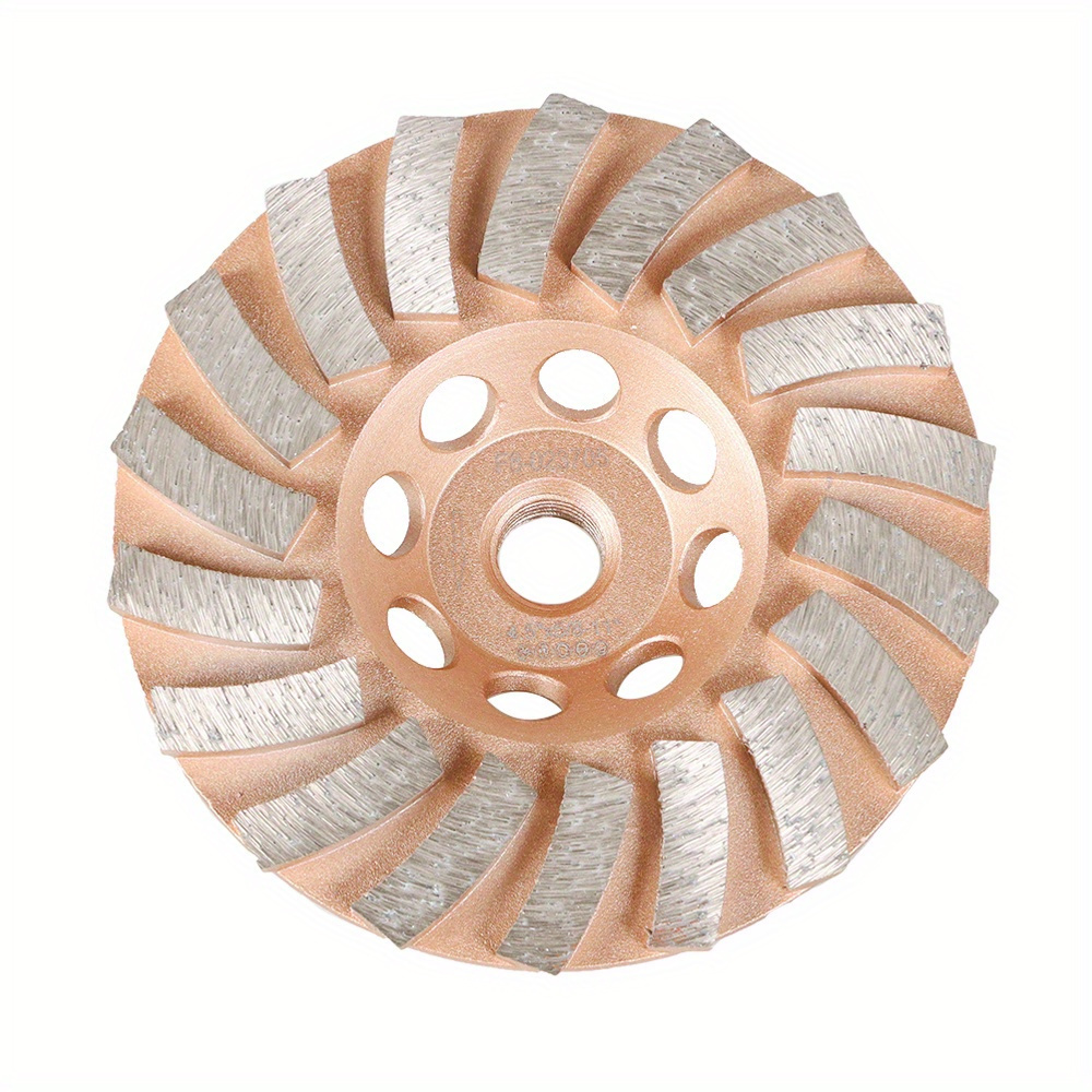 

4.5 Inch Diamond Cup Grinding Wheel, 18 Turbo With 5/ 8-11 Inch Fit For Grinder Polishing And Masonry Concrete