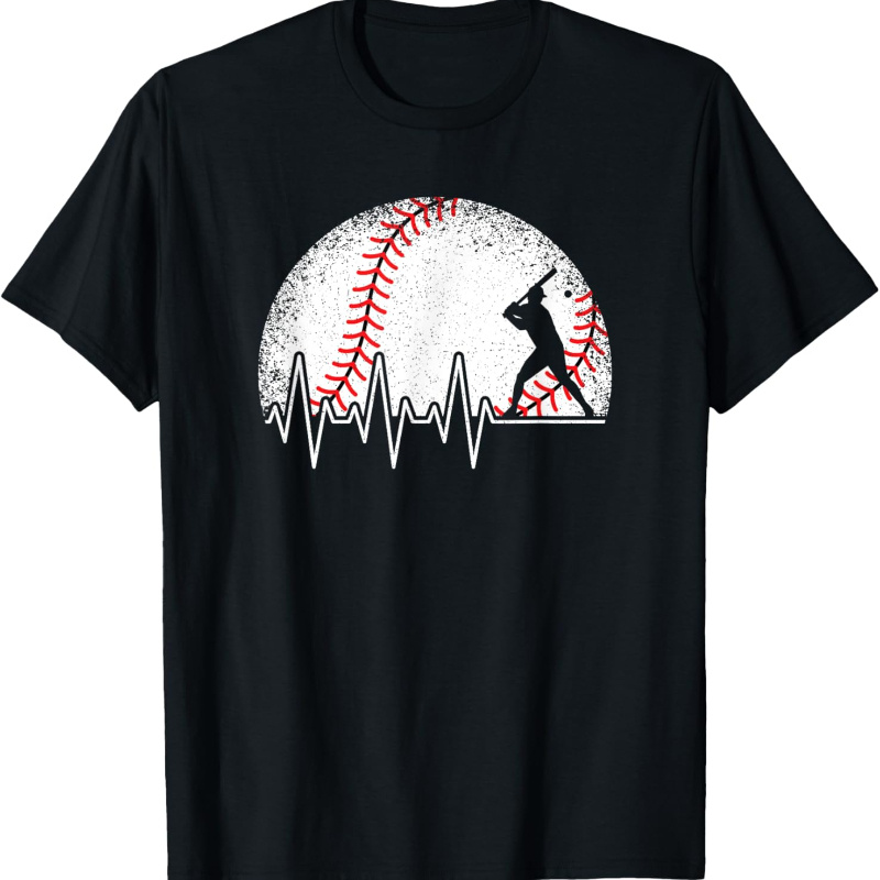 

Funny Baseball Player T-shirt For Kids, Soft Fabric, Breathable, Comfortable Short Sleeve Tees Perfect For Summer, Toddlers Birthday To Kids Clothes