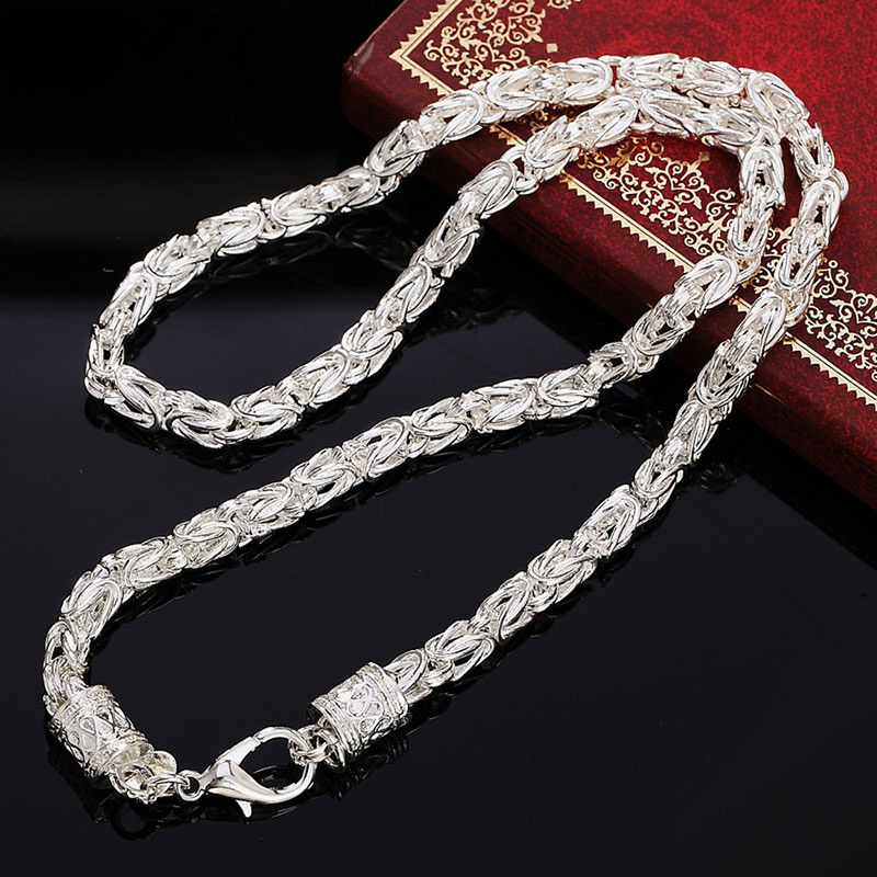 

1pc S925 Silvery Plated Chain, Jewelry Gift Chain For Men