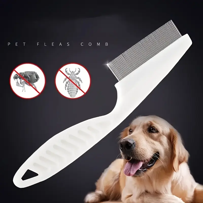 pet facial comb for cats and dogs fine tooth flea and face grooming comb eye tear stain remover pp material multi purpose pet cleaning tool 0