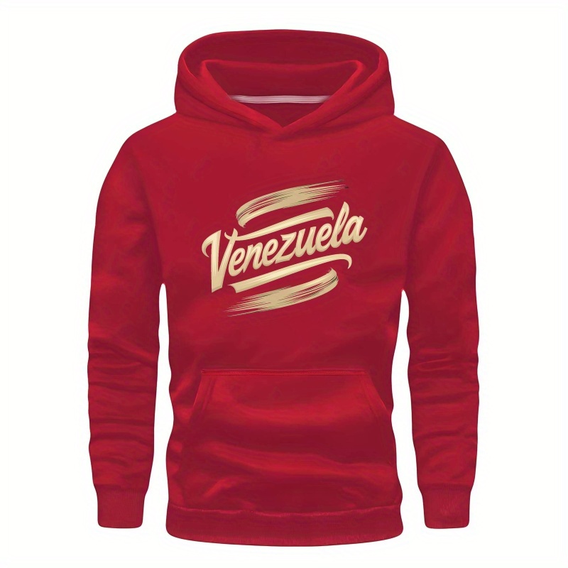 

Brush Venezuela Stylized Script Font Teenager Hoodies