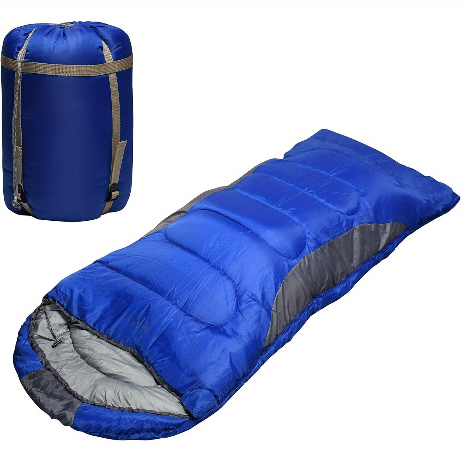 

0 Degree Winter Sleeping Bags For Adults Camping (450gsm) - Temp Range (5f–32f) Portable Waterproof Sack- Camping Sleeping Bags For Big And Tall In Env Hoodie: Backpacking Hiking