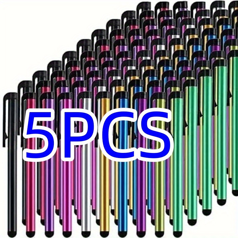 Image of 5/17/27/37/47/57/67/77pcs Capacitive Pen, Touch Screen Stylus, Universal Mobile Phone Accessory, Drawing Tool, Advertising Pen, Signature Pen, Portable Accessory, Stylish Accessory
