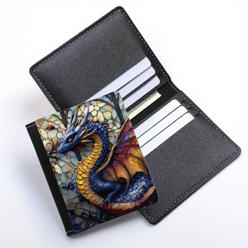 

Sleek Print Slim Wallet - Ultra-thin, 8 Card Slots, Foldable Design For Use - Perfect Gift For , Chic Small Wallet