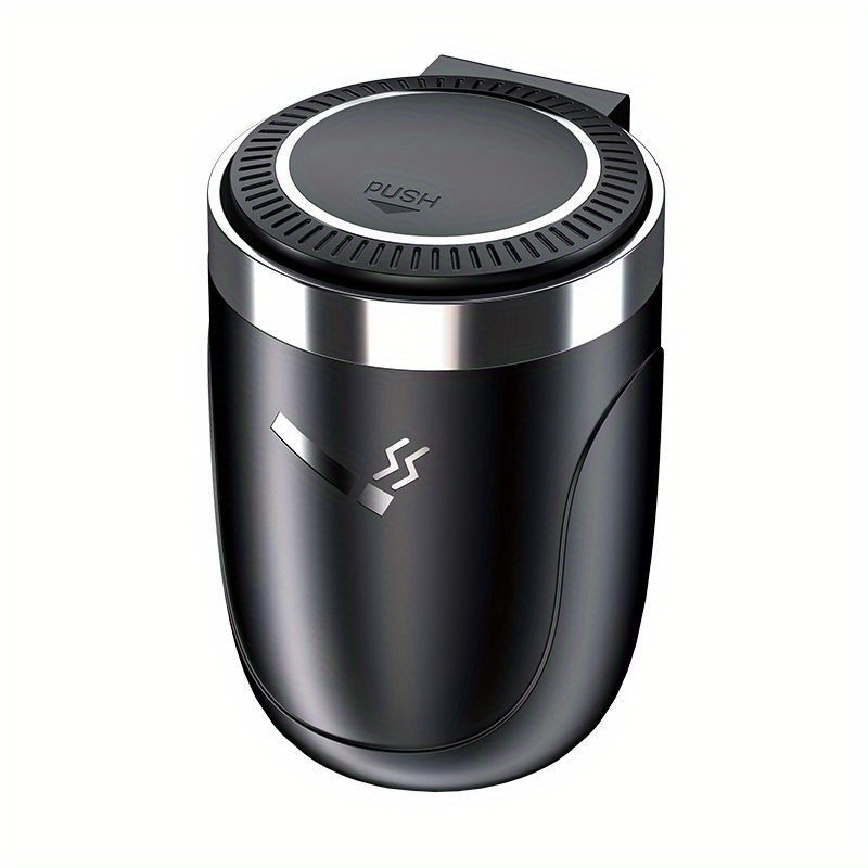 Multi-Functional Car Ashtray with Lid