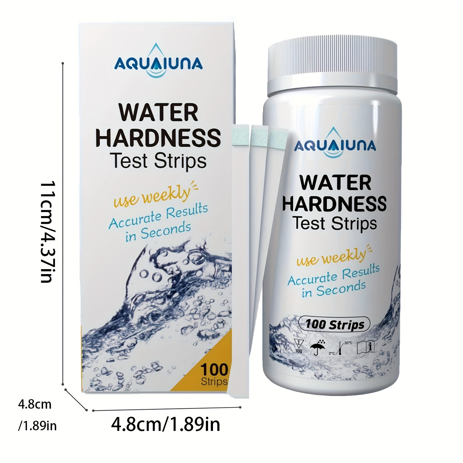 Bandelettes de Test de Dureté de l'Eau