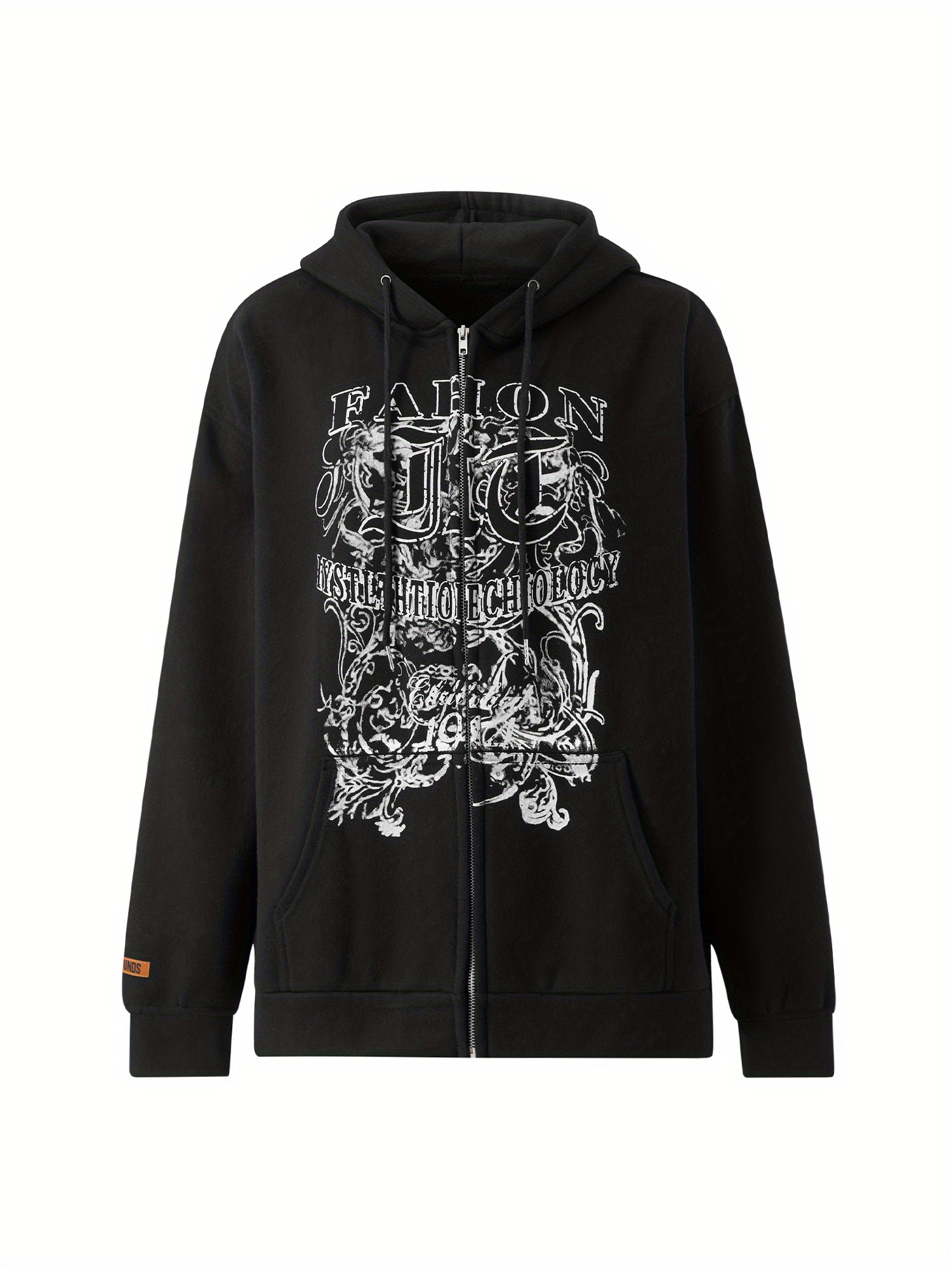 The Red Thread S w zip hoodie long black set