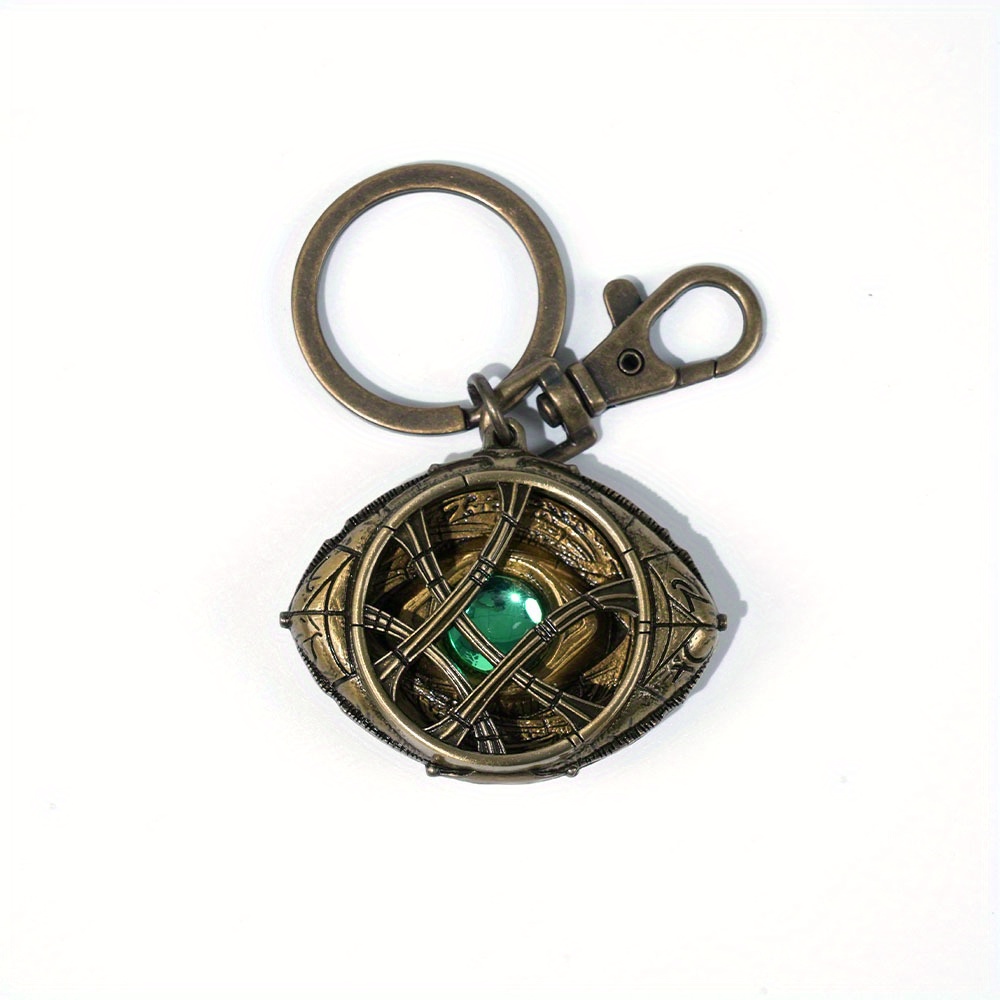 

1pc Marvel Doctor Eye Of Keychain, Officially Licensed Pewter Metal Keyring, Collectible Gift For Fans, Ideal For Anniversaries, Valentine's, Birthdays, Christmas