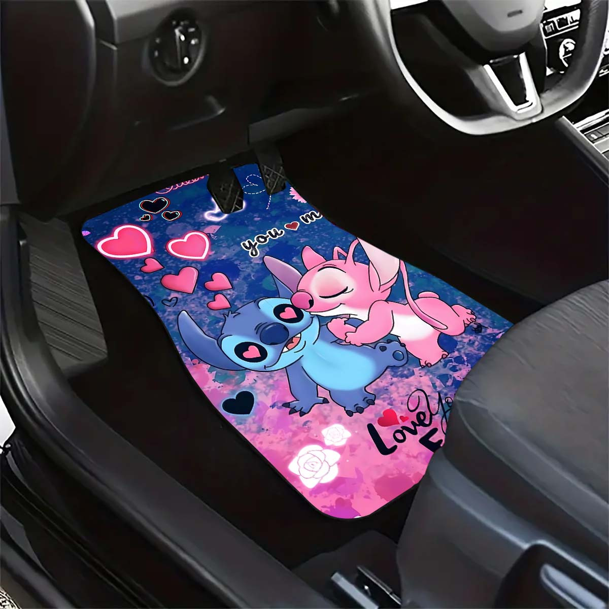 

Stitch & Car Floor Mats - Fit, Polyester, Interior Models