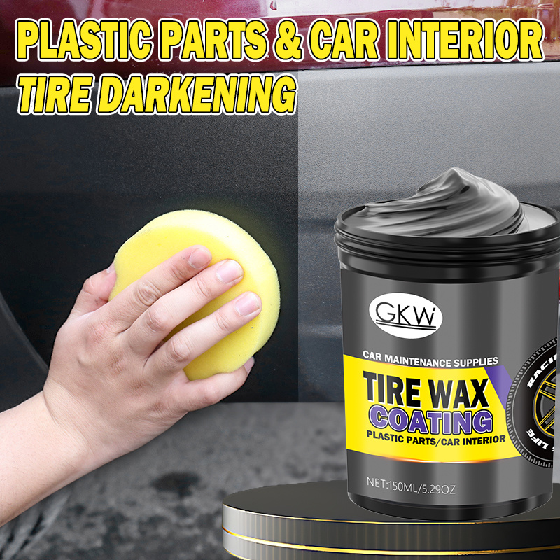 

150ml Tire Shine Wax - Long- & For Car , Prevents Aging And Cracking