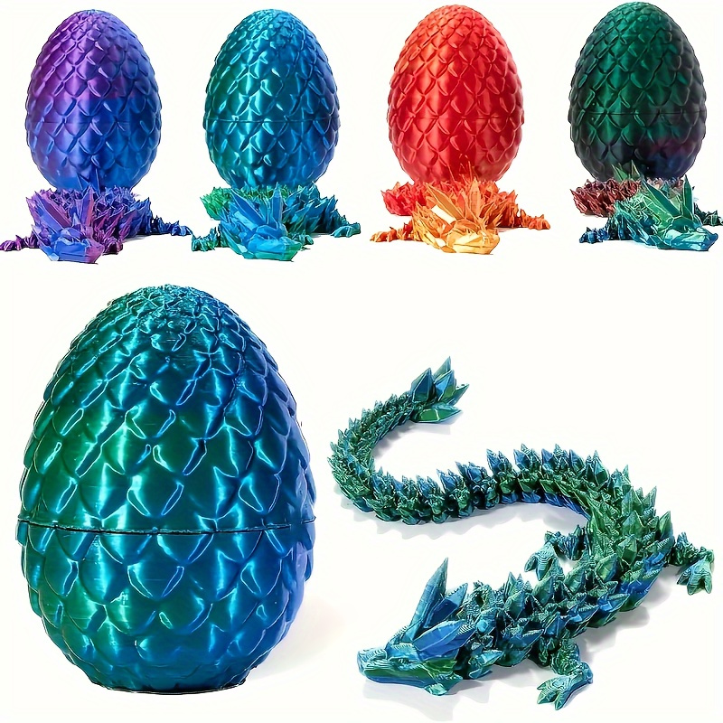 

3d Printed & Egg Statue Set - , For / Use, For Christmas, Halloween, Easter, , 's Day