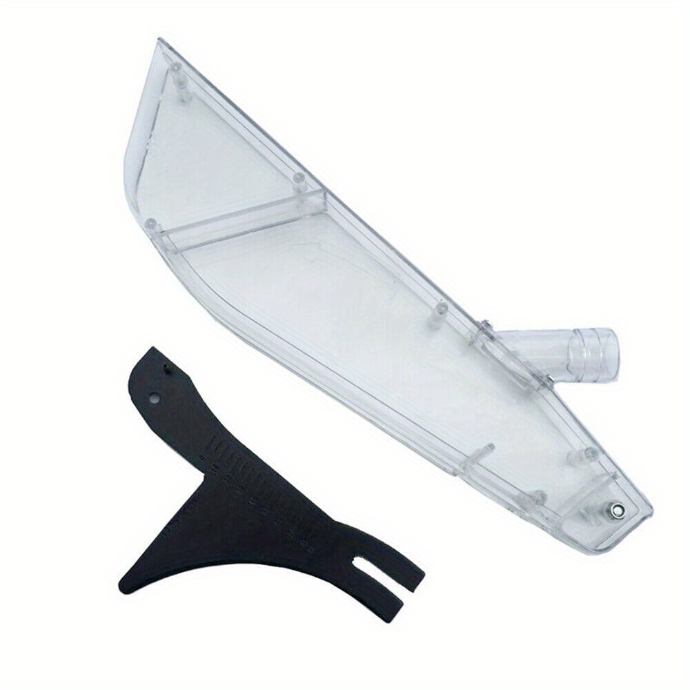 Image of 12inch Clear Transparent Table Saw Protective Cover Case Table Saw &dividin