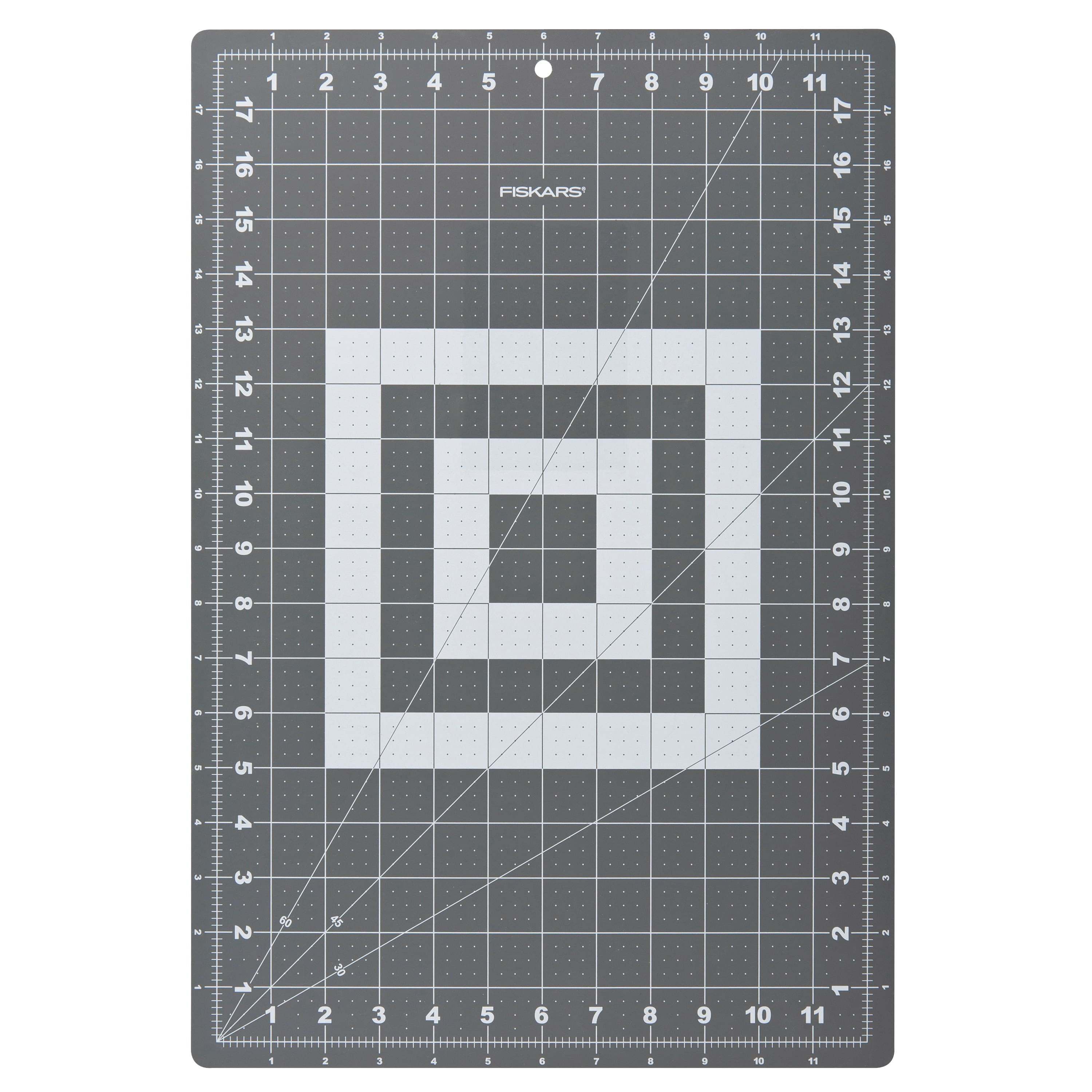 

1pc 12"x18" Double-sided Self- Rotary Cutting Mat, Gray - & Precise Cutting For Quilting, Paper Crafting & More