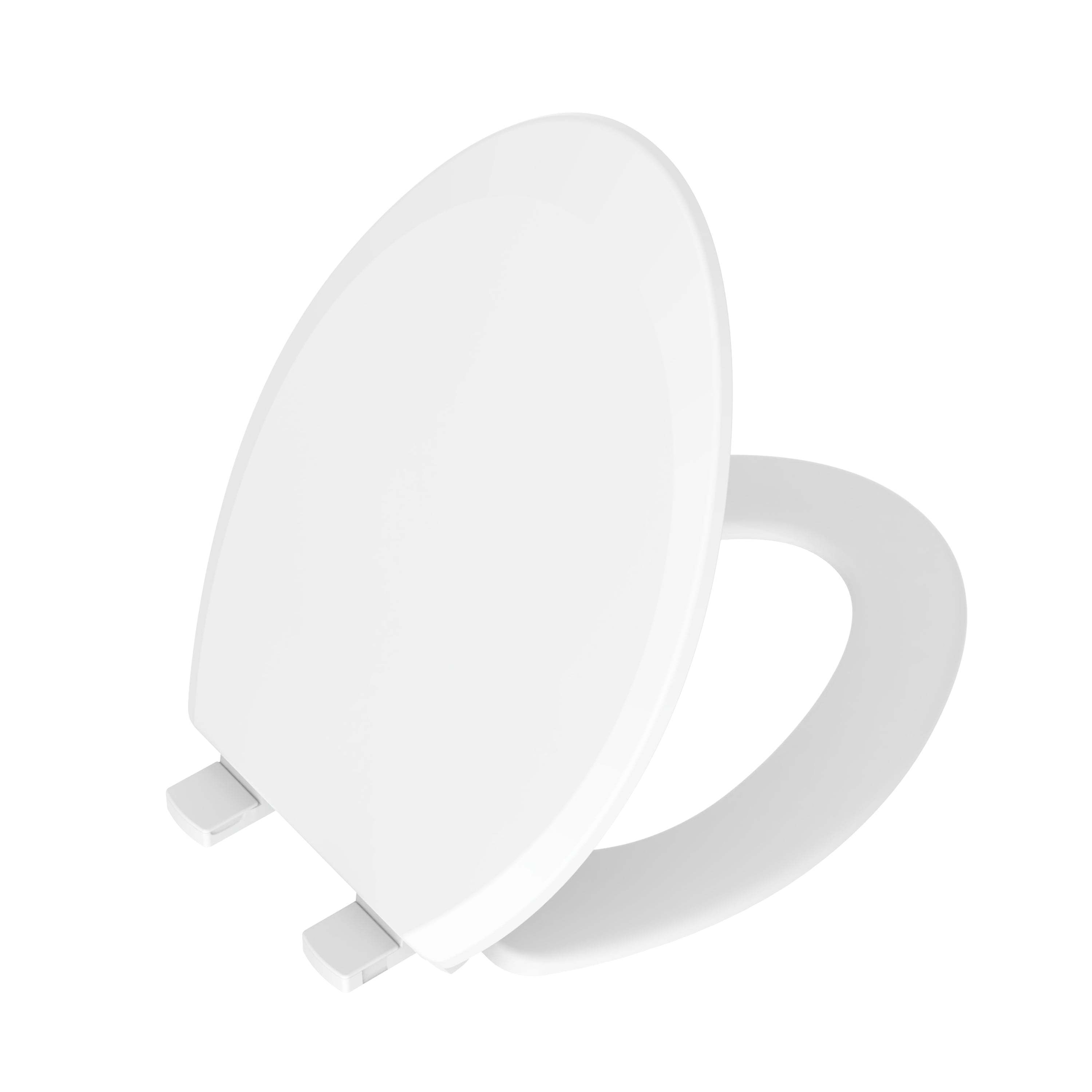 

Elongated Plastic Toilet Seat With Soft Close And In