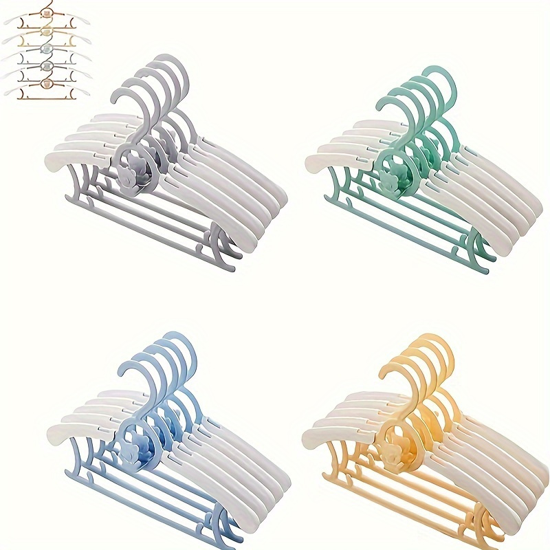 

30pcs Retractable Plastic Clothes Hangers - , Pp Drying Racks For Bedroom, Closet, & Dorm Organization