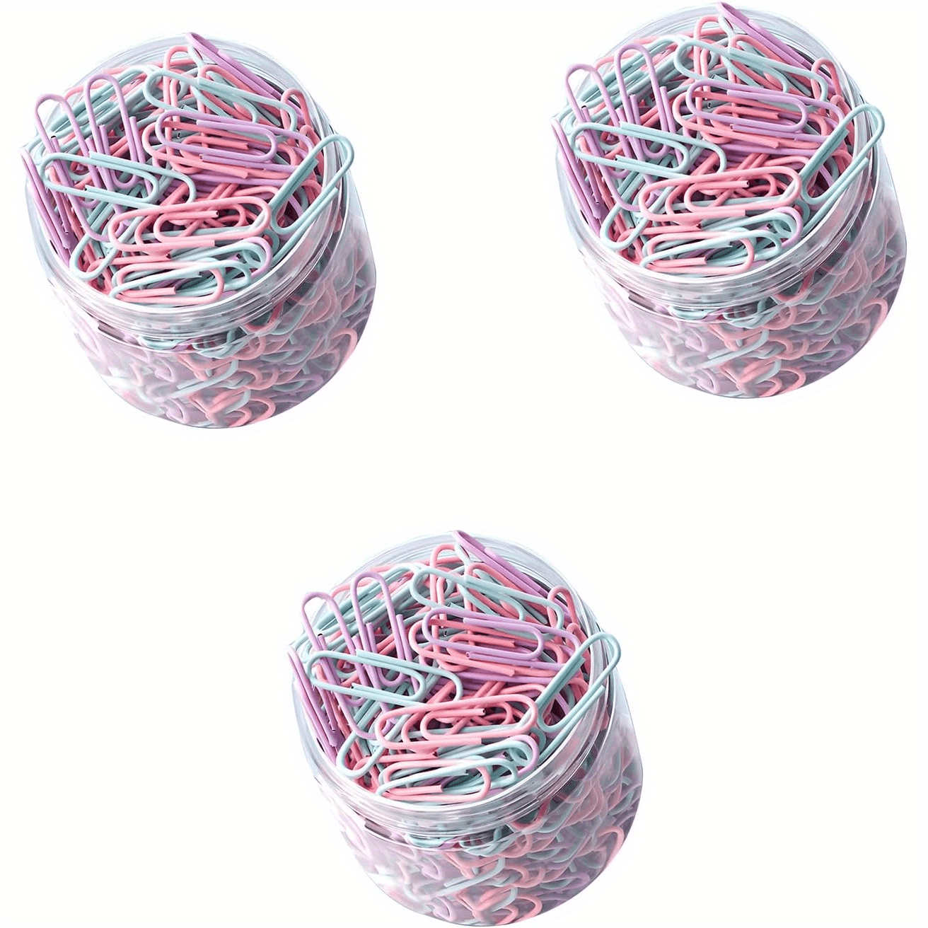 

3 Sets 1500 Pcs Paper Clips, Small Paper Clips Reusable Paper Clips, Metal Paper Clips, Organizing Clips For Office School And Personal Use.