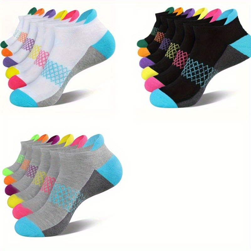 

18 Pairs Women's Ankle Sports Running Breathable Outdoor Ankle Socks Running Cushioned Insoles