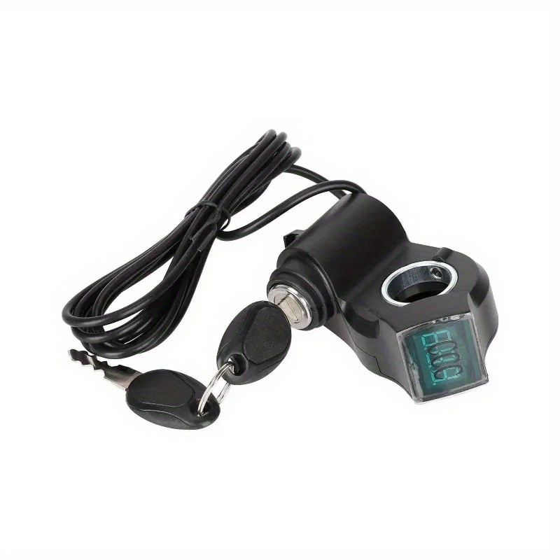 electric scooter voltage meter door lock durable abs black Temu