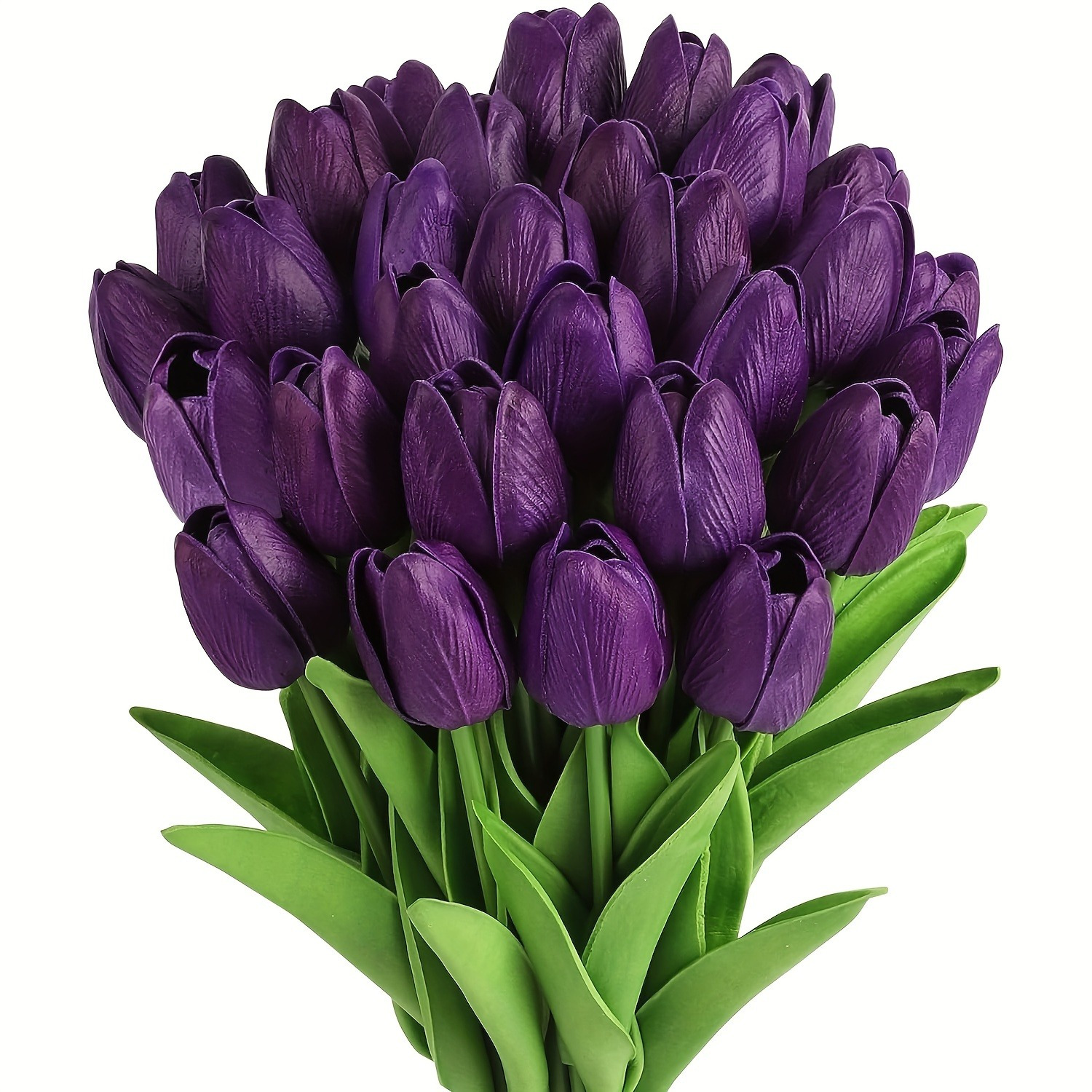 

5pcs Purple Artificial Tulips, Real Touch Faux Flowers For Wedding, , Christmas, Thanksgiving, Valentine's Day, Day, Autumn Home Decor, Plastic, No Container, Suitable For Indoor & Outdoor Use