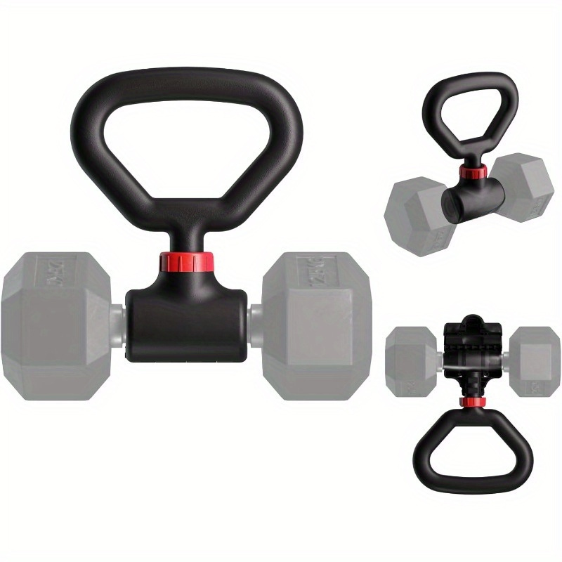 TEMU Haltervergrendelaar - Verander Halsters in Barbell Set en Kettlebells voor Thuis Fitness - Instelbare & Tot 200 lb Capaciteit Gewichtsbar voor