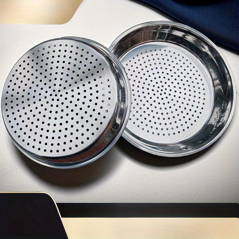 

Stainless Steel Steamer Basket With Lid - Multi-functional, Hole Design For Healthy Cooking & Easy