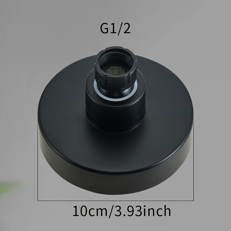 Cabeza de ducha de alta presión, 1 pieza – Cuenta con una boquilla duradera para un rociado potente y de área amplia, mejorando tu experiencia de ducha de lujo. Solo para uso en ducha, solo para uso en ducha