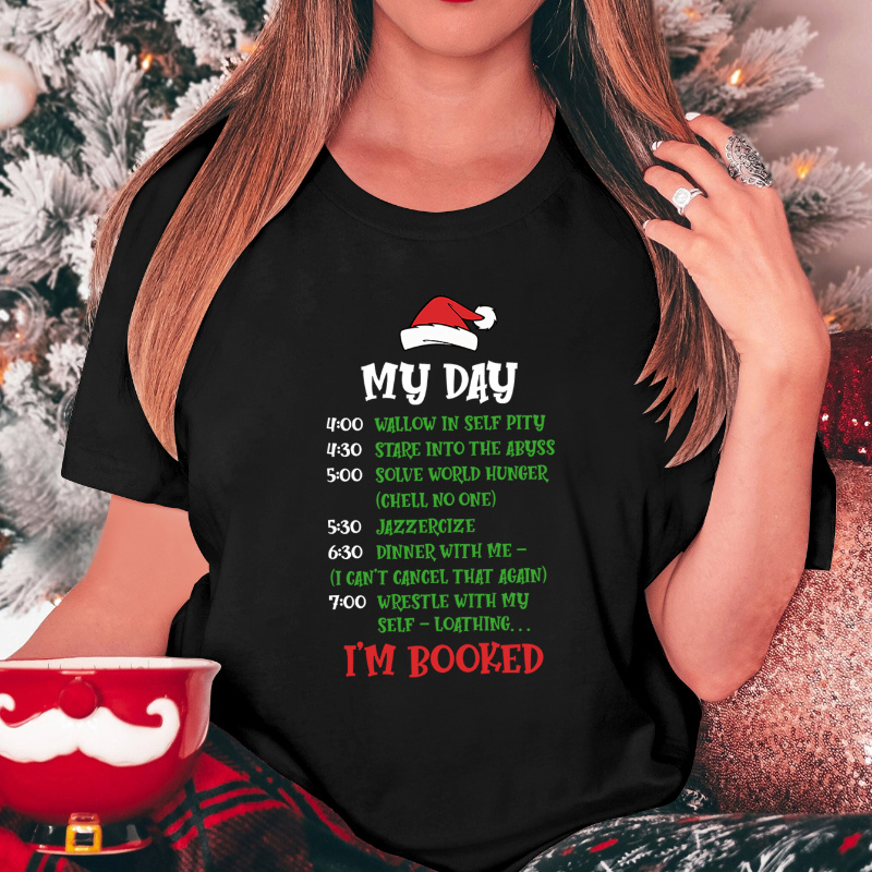 

Christmas My Women's Casual Round Neck T-shirt