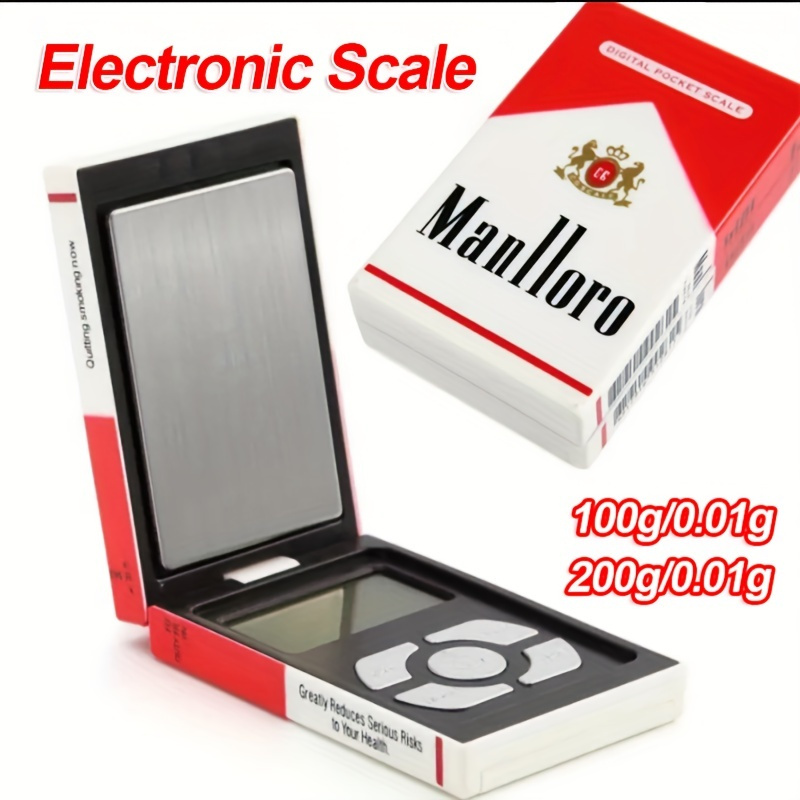 

Portable Pocket Scale - 200g/ 01g Digital Display, , Conversion, Battery Powered (without Batteries) - Suitable For Jewelry And Office Use