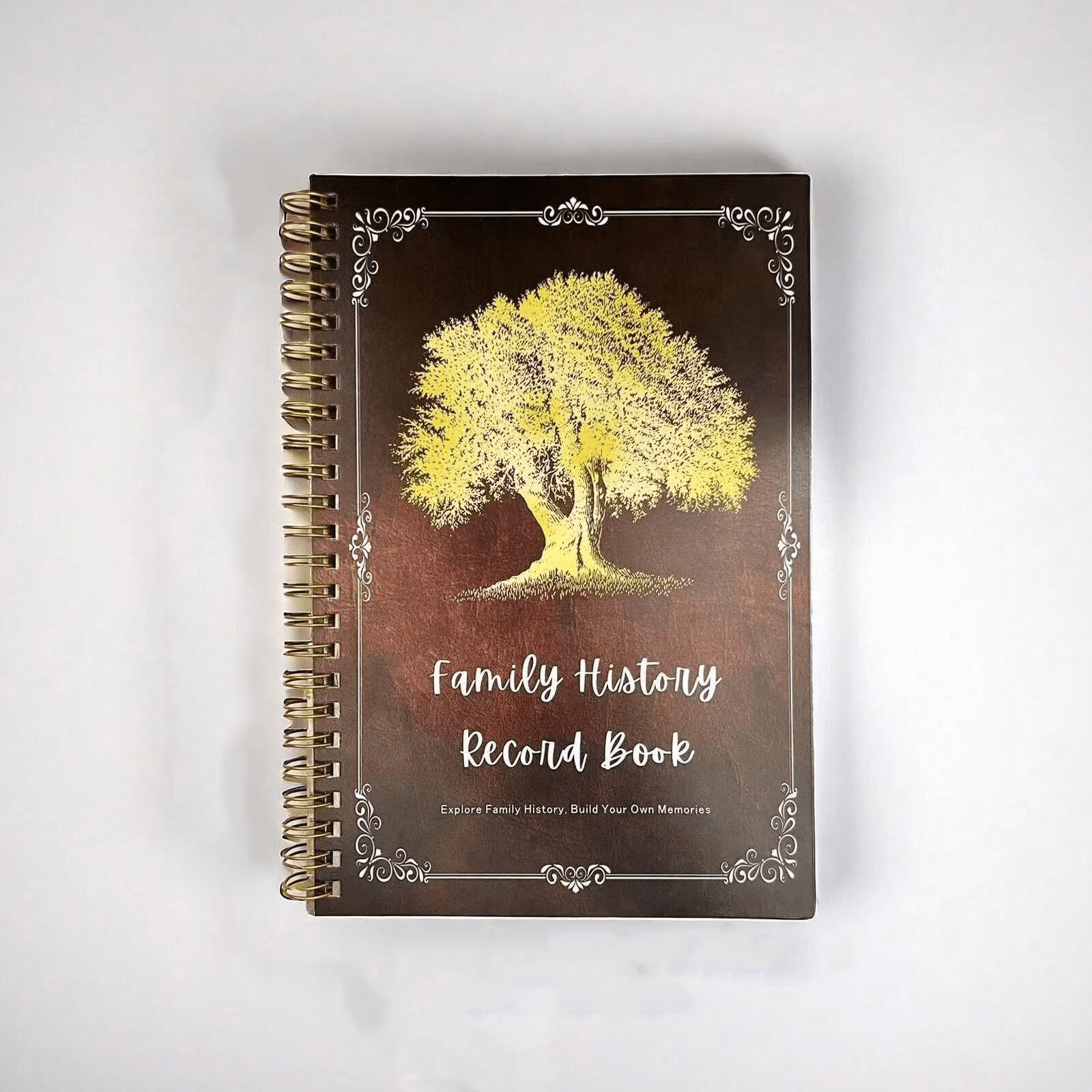 1pc   record book spiral bound english language paper cover create your own     family information     and     a family tree ideal gift for family   details 1