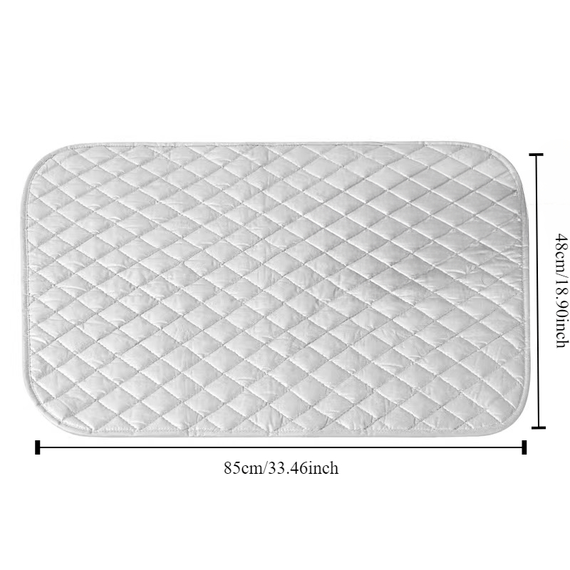 1pc household foldable portable heat insulation ironing mat all coated silvery ironing mat ironing heat insulation mat details 1