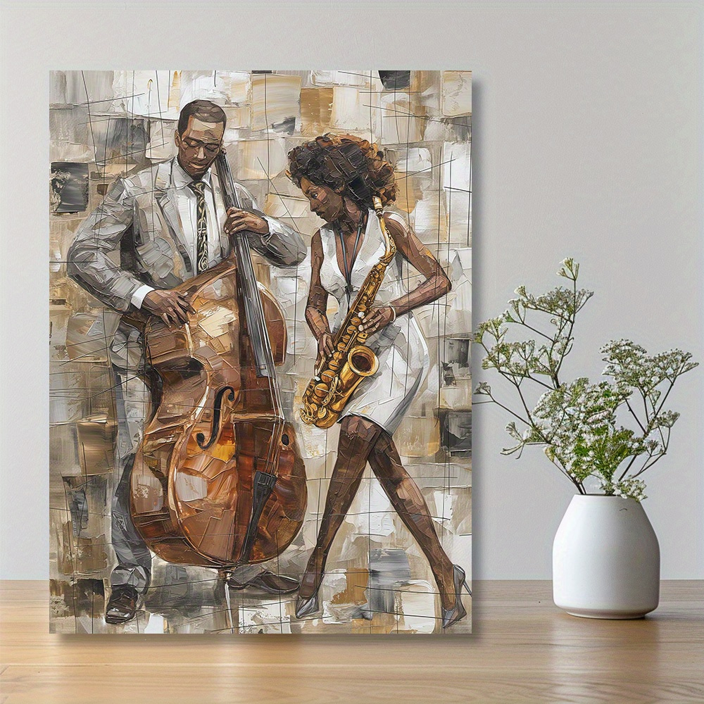 

Saxophone And Art , , , Decoration Wood Frame