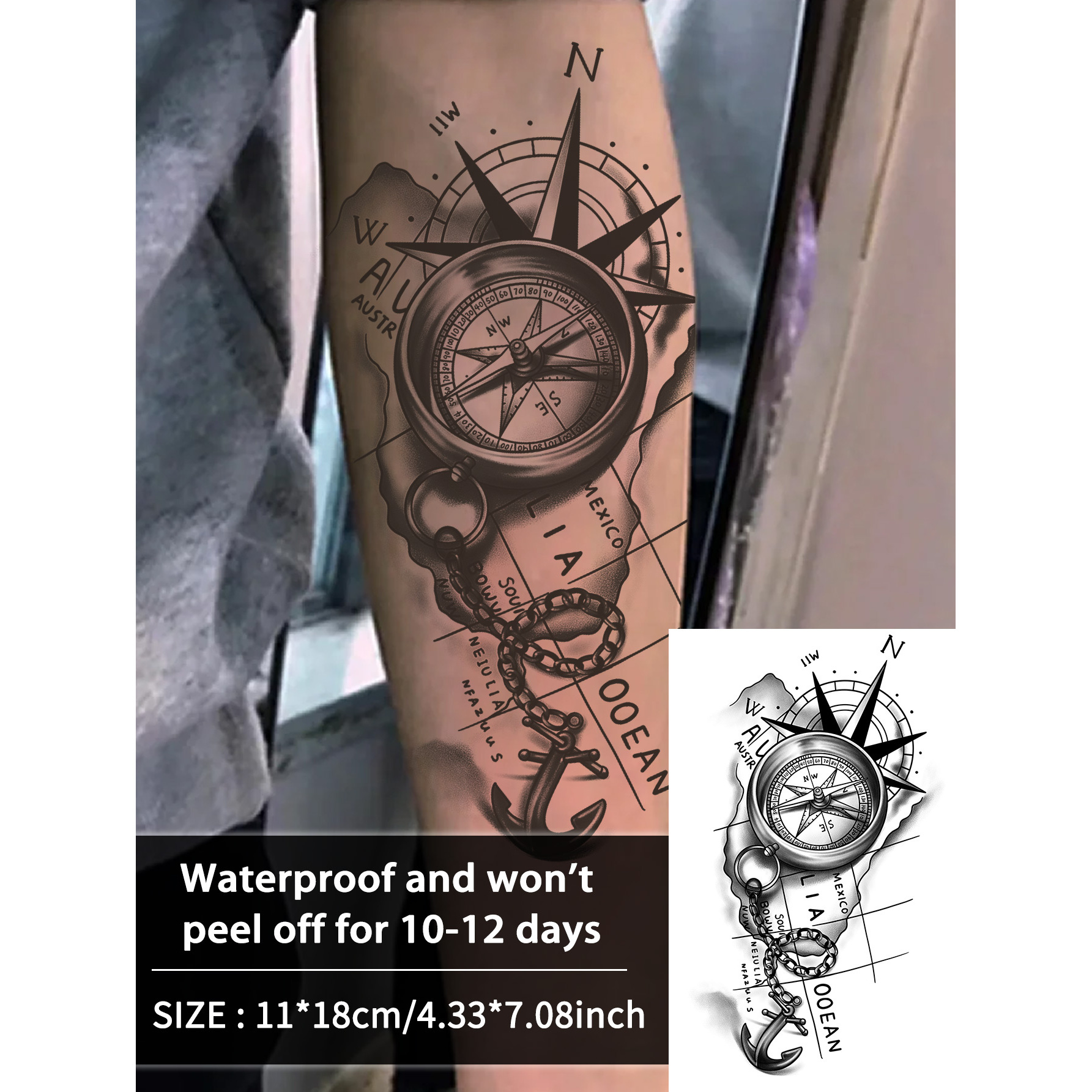 Tatouages Temporaires Cuckold Approved - Autocollants Imperméables Pour Adultes - Neuf