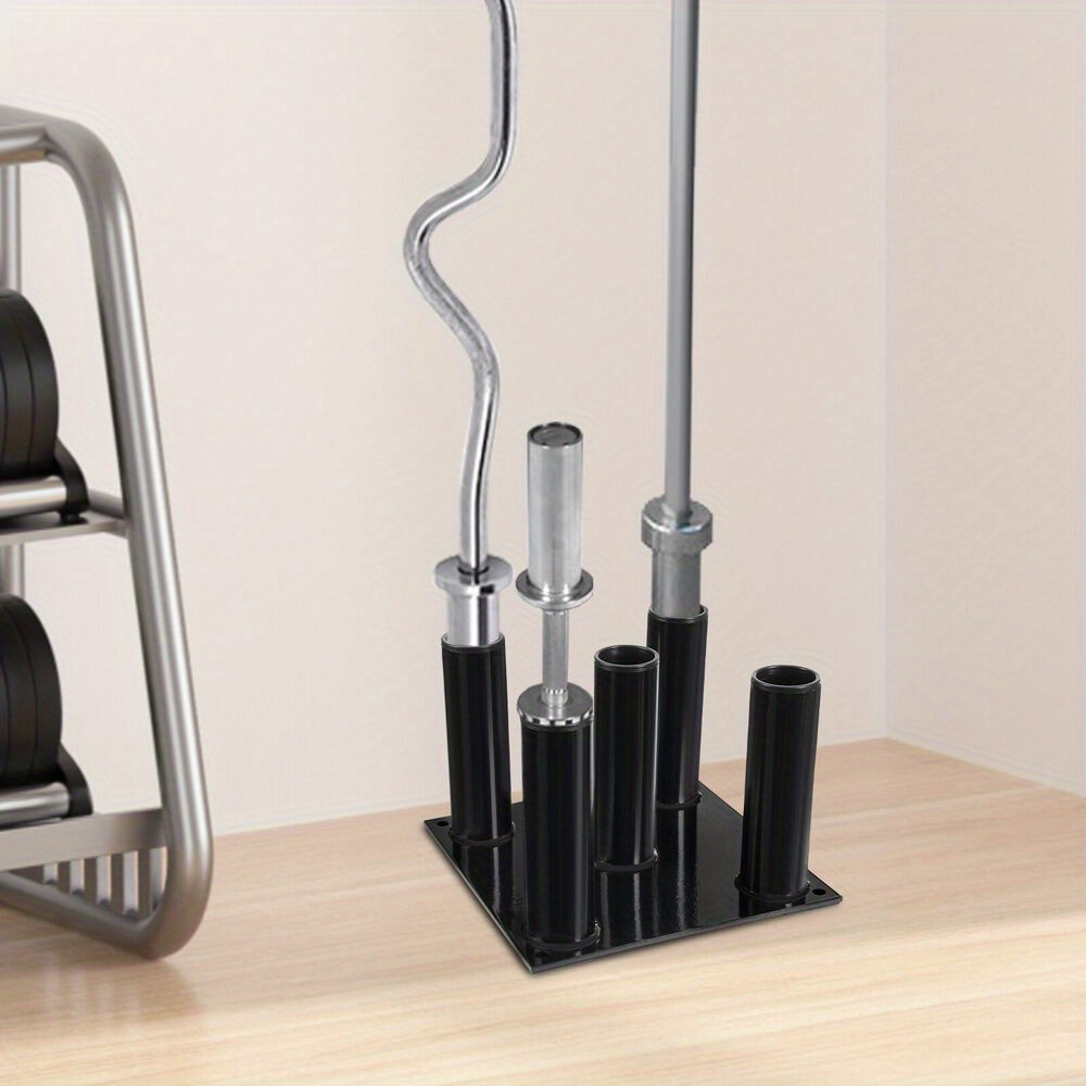 Image of Vertical Barbell Holder Barbell Storage Stand Vertical Barbell Stand/ 5 Holes