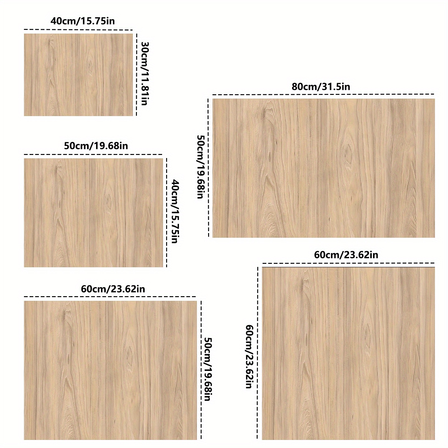 TEMU 1pc Wood Grain Themed Dish Drying Mat, Drainage Mat For Dish Racks, Universal Kitchen Drainage Mat, Kitchen Supplies Dish Drying Mat, Countertop