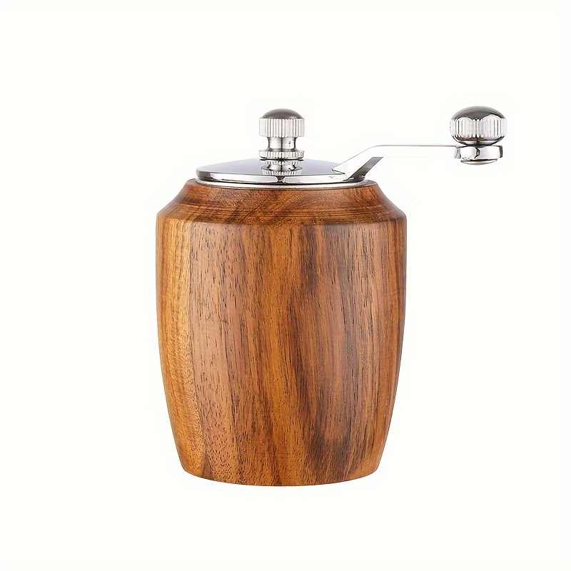 Image of Adjustable Salt And Pepper Grinder Suit Acacia Mangium, Anti-rust Kitchen Gadget, Suitable For And Restaurant Perfect Gift For Christmas, Halloween, Hanukkah, Day, Valentine's Day